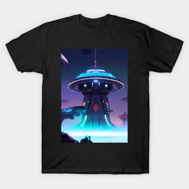 SPACE TELEPORT T-Shirt by sailorsam1805